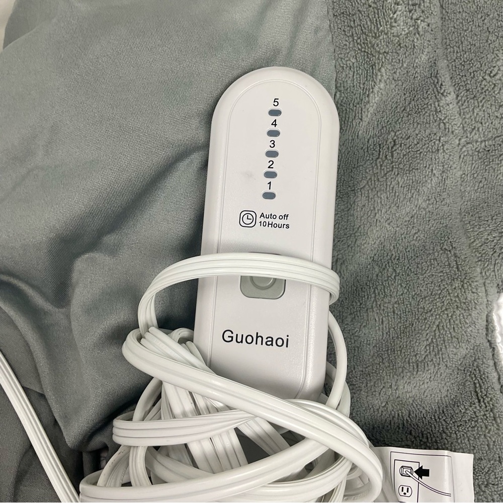 Soft Gray Heated mattress cover - Picture 2 of 4